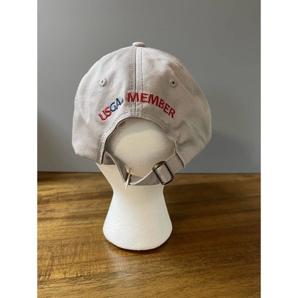 US Open 2016 Oakmont Hat Cap Strap Back Men's Adjustable Logo Beige USGA - Picture 3 of 5